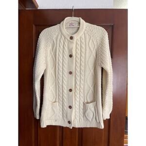 Vintage classic casuals fisherman sweater cardigan